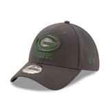 Men's New Era Graphite Green Bay Packers Storm 39THIRTY Flex Hat