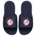 Men's ISlide Navy New York Yankees Personalized Primary Logo Slide Sandals