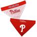 MLB National League Reversible Bandana for Dogs, Large/X-Large, Philadelphia Phillies, Multi-Color