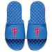 Men's ISlide Royal Philadelphia Phillies Personalized Alternate Logo Slide Sandals