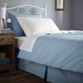 COMFORTNIGHTS, Flame Retardant Bed Linen set,Single size, inc Duvet Cover, Fitted sheet and Pillowcase pair (Blue)