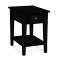 Braxton Culler East Hampton Solid Wood End Table w/ Storage Wood in Black | 25 H x 17 W x 24 D in | Wayfair 1054-171/BLACK