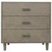 Corrigan Studio® Lebus Estate Accent 3 Drawer Accent Chest Wood in Brown/Gray | 36 H x 36 W x 17 D in | Wayfair 40E256BA5AAE4EECBE9D8B528E005FB4