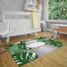 Green 60 x 0.08 in Area Rug - Zoomie Kids Trimble Power Loom Polyester Gray/Indoor Area Rug Polyester | 60 W x 0.08 D in | Wayfair