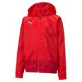 PUMA Jungen Regenjacke, Puma Red-Chili Pepper, 176