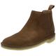 Clarks Men's Desert Chelsea Boots, Brown Cola Suede Cola Suede, 10 UK