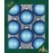 Christmas By Krebs 2 5/8" (67mm) Seamless Glass Ornament 8 Pieces, Decorated Designer Heirloom Glass in Blue | Wayfair KBX90006