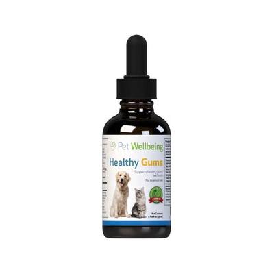 Pet Wellbeing Healthy Gums Liquid Dental Supplement for Cats & Dogs, 2-oz bottle