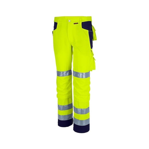Qualitex Bundhose »pro Warnschutz mg 245« Größe 50 gelb