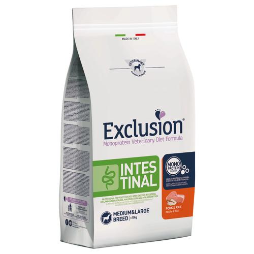 12kg Exclusion Diet Intestinal Medium/Large Adult mit Schwein & Reis Hundefutter trocken