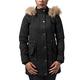 Urban Classics Women's Ladies Sherpa Lined Peached Parka Jacket, Black (Black 7), XS