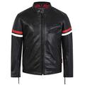 Skintan Childrens Leather Motorcycle Jacket - Kane Black