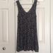 American Eagle Outfitters Dresses | Ae Double V-Neck Swing Dress | Color: Blue | Size: S