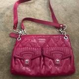 Coach Bags | Coach Faux Leather Bag | Color: Pink | Size: Os