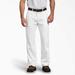 Dickies Men's Flex Relaxed Fit Painter's Pants - White Size 36 X 32 (WP823)