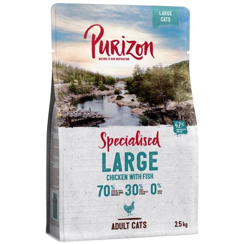 Purizon Large Adult Huhn & Fisch – getreidefrei – 2,5 kg