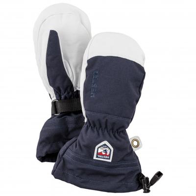 Hestra - Kid's Army Leather Heli Ski Mitt - Handschuhe Gr 4 blau