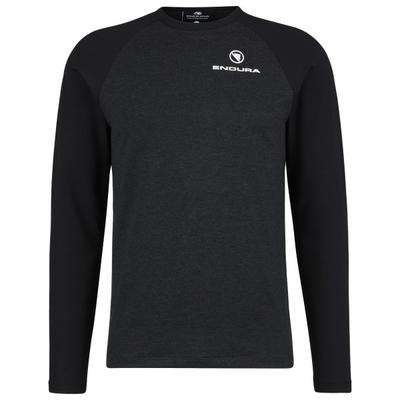 Endura - One Clan Raglan Langarmshirt - Longsleeve Gr L schwarz