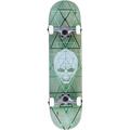 Enuff Skateboards Geo Skull Complete Skateboard, Adult Unisex, Green (Green), 8"