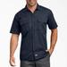 Dickies Men's Flex Relaxed Fit Short Sleeve Work Shirt - Dark Navy Size M (WS675)