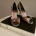 Nine West Shoes | 5 For $25!!! Nine West Jellzey Satin Heels | Color: Silver | Size: 7