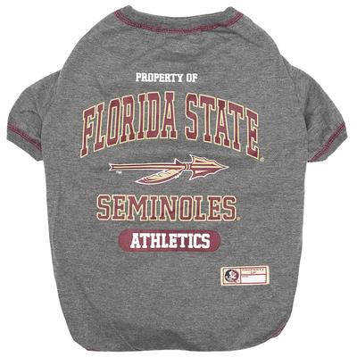 NCAA ACC T-Shirt for Dogs, Small, Florida State, Multi-Color
