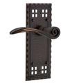 Nostalgic Warehouse Craftsman Plate Double Dummy w/ Swan Lever in Brown | 6.75 H x 3 W x 2.44 D in | Wayfair 764426