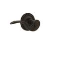 Nostalgic Warehouse Rope Rosette Privacy (Bed & Bath) w/ Manor Lever in Brown | 2.5 H x 2.5 W in | Wayfair 773110