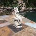 HomeStyles Life's a Beach Sexy Mermaid on Coastal Rock Statue Concrete/Stone in White | 15 H x 5 W x 6.25 D in | Wayfair 99305