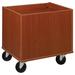 Stevens ID Systems Library Book Cart, Wood in Red/Brown | 28 H x 24 W x 22 D in | Wayfair 88502 Z24-023