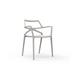 Vondom Delta Stacking Patio Dining Armchair Plastic/Resin, Size 31.5 H x 19.75 W x 23.25 D in | Wayfair 66026-ECRU