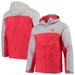 Men's Columbia Gray/Scarlet Nebraska Huskers Glennaker Storm Full-Zip Jacket