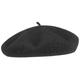 Barascon Beret with Cashmere and Lining Basque Women´s (55 cm - Black)