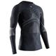 X-Bionic Energy Accumulator 4.0 Shirt Round Neck Long Sleeves Men Baselayer Functional Sport T-Shirt - Charcoal/Pearl Grey, M