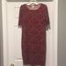 Lularoe Dresses | Lularoe Julia Dress | Color: Red | Size: L