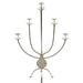 Worlds Away Alonso Five Arm Tall Metal Candelabra Metal in Gray | 43.5 H x 30.5 W x 17 D in | Wayfair ALONSO S