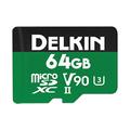 Delkin Devices 64GB POWER microSDXC UHS-II (V90) Memory Card (DDMSDG200064)