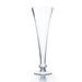 Wrought Studio™ Alyson Clear 17" Glass Table Vase Glass | 17 H x 5.8 W x 5.8 D in | Wayfair VTV2618