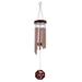 August Grove® Schuyler Wind Chime Wood/Metal in Brown | 26 H x 4 W x 4 D in | Wayfair FC14797C6C134451A8958182D6CA2310