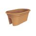 Winston Porter Arrey Plastic Pot Planter in Brown | 9 H x 11 D in | Wayfair CA40D978368043A09374F347599E3926