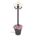 Astoria Grand Mateo Outdoor 4-Light 80" Post Light Plastic/Metal in Black | 80 H x 21 W x 21 D in | Wayfair D9792392AA2E4018A62F2C341E9931BA