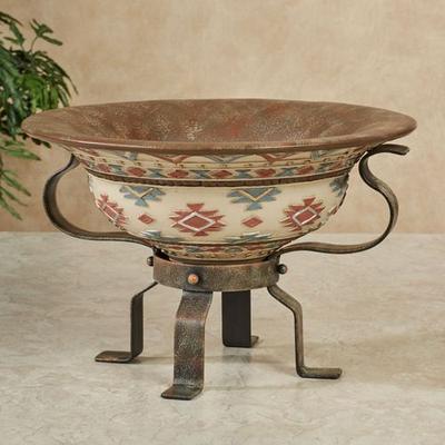 Onawa Decorative Centerpiece Bowl Brown , Brown