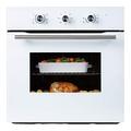 Cookology COF600WH 60cm White Built-in Single Electric Fan Forced Oven & timer