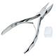 Toenail Clipper - Professional Nail Nipper for Thick and Ingrown Toenails - Premium Quality - Surgical Grade - Brushed Stainless Steel 5" Long