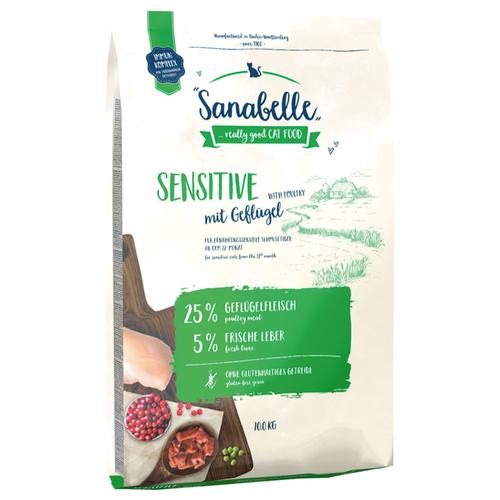 10kg Sanabelle Sensitive mit Geflügel Katzentrockenfutter