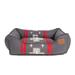 San Miguel Kuddler Dog Bed, 24" L X 30" W X 9" H, Medium, Grey