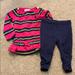 Ralph Lauren Matching Sets | Baby Girls Ralph Lauren Outfit Size 6month | Color: Purple/Black | Size: 6mb