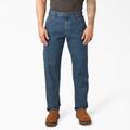 Dickies Men's Relaxed Fit Carpenter Jeans - Heritage Tinted Khaki Size 34 X (19294)
