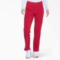 Dickies Women's Eds Essentials Cargo Scrub Pants - Red Size M (DK005)