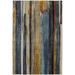 Blue 96 x 0.39 in Area Rug - Orren Ellis Towanna Striped Multicolor Area Rug Polyester | 96 W x 0.39 D in | Wayfair 91014 99999 096132